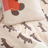 Bruno Knitted Cotton Cushion Cover