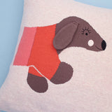 Bruno Knitted Cotton Cushion Cover