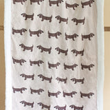 Bruno Knitted Cotton Sherpa Baby Blanket