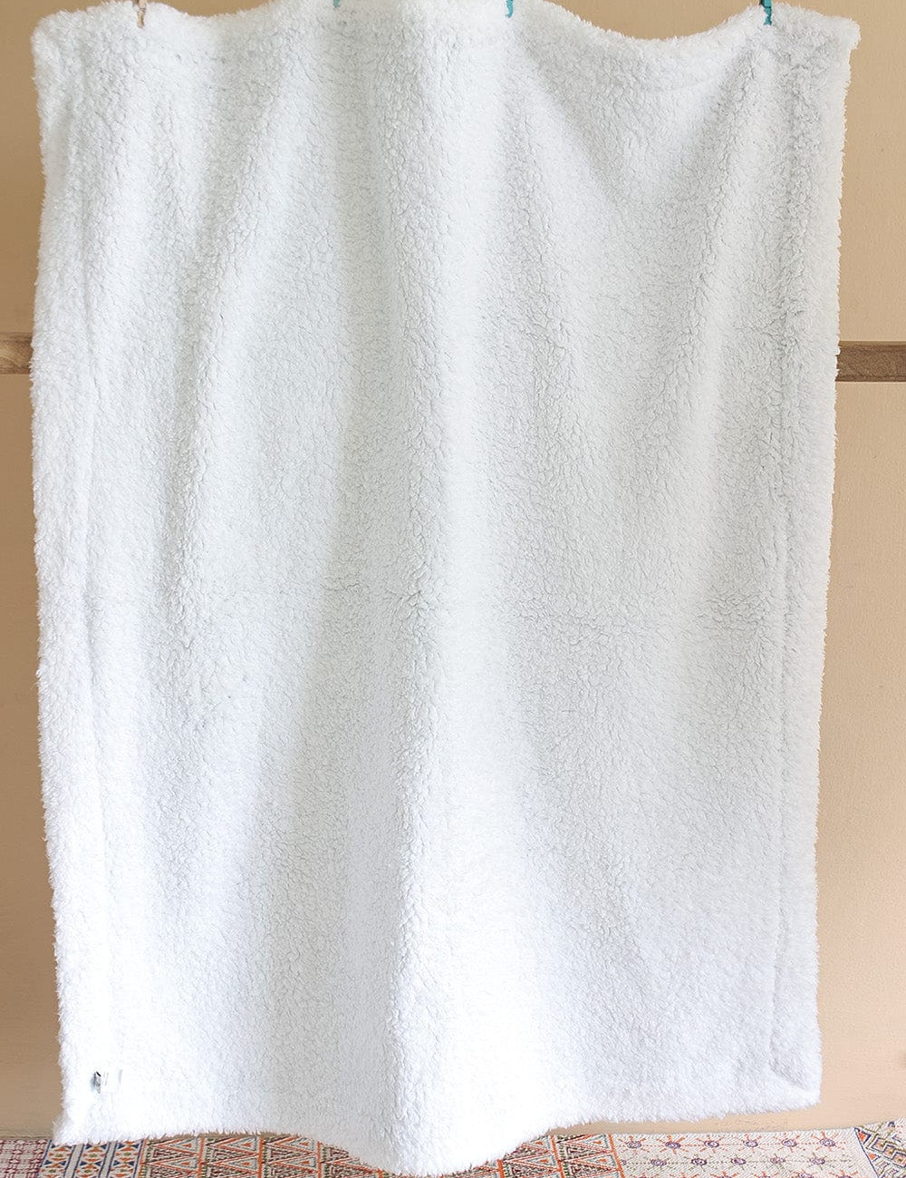 Bruno Knitted Cotton Sherpa Baby Blanket