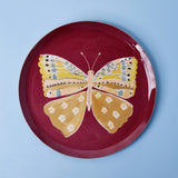 Butterfly Bloom Metal Wall Plates - Set of 3