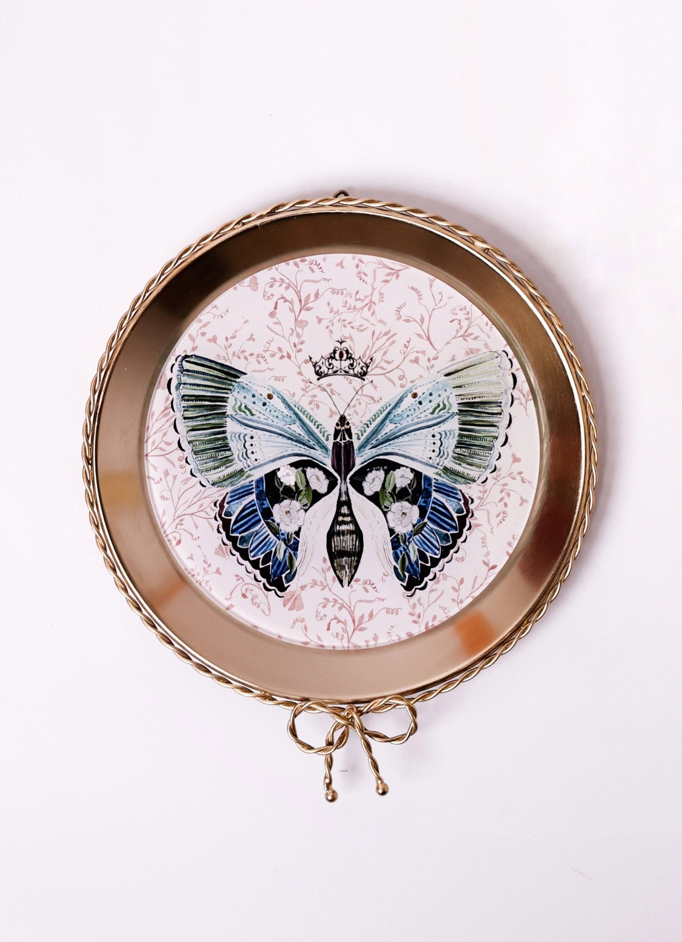 Butterfly Metal Wall Plate