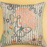 Butterfly Stripes Cushion Cover