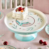 Cake Stand Skylark Handpainted Ceramic Cake Stand 24 cm
