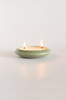 Candle Olive Disk Diya