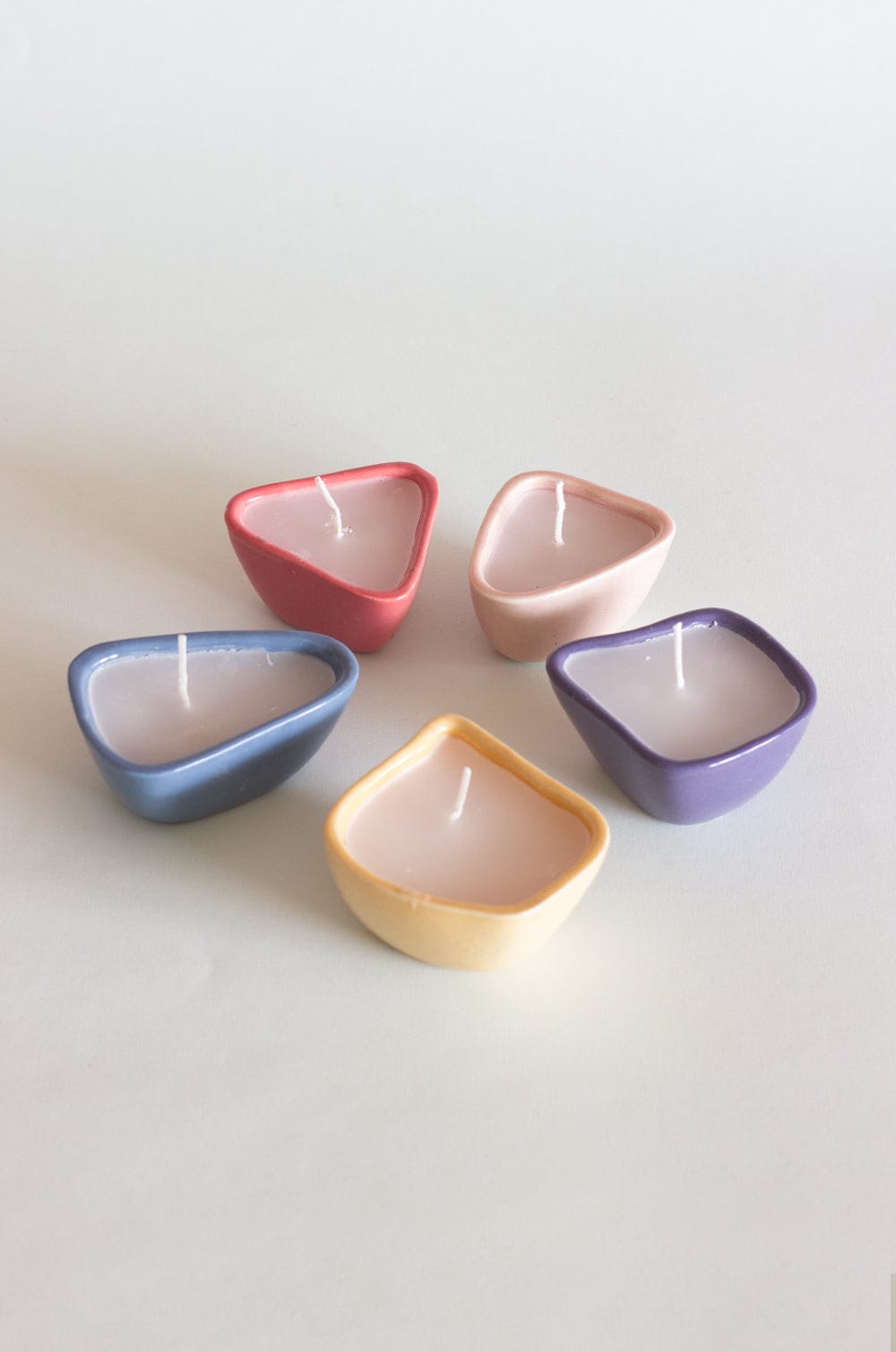 Candle & Scents Bright Side Organic Shaped Candles Gift Set - Set of 5