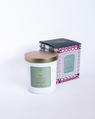 Candle & Scents Sparkly Night Air Soy Wax Jar Candle - 200 g