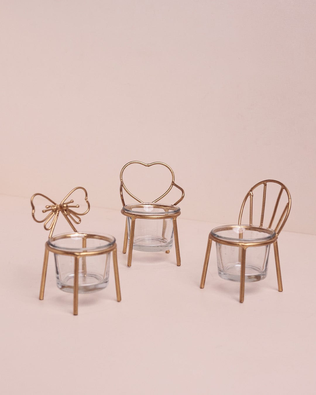  Candle Whimsical Chairs Tealight Holders - Set of 3 - Whimsical Chairs Tealight Holders - Set of 3 - The Wishing Chair 