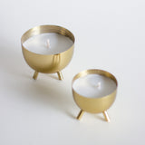 Carnival Metal Candle Jar with Lid - Set of 2