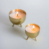 Marquee Metal Candle Jar with Lid - Set of 2