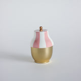 Carousel Metal Candle Jar with Lid - Set of 3