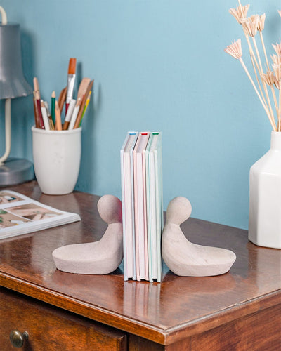 Cara Stone Bookends - Set of 2