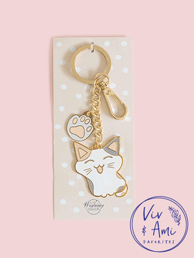 Cattitude Keychain