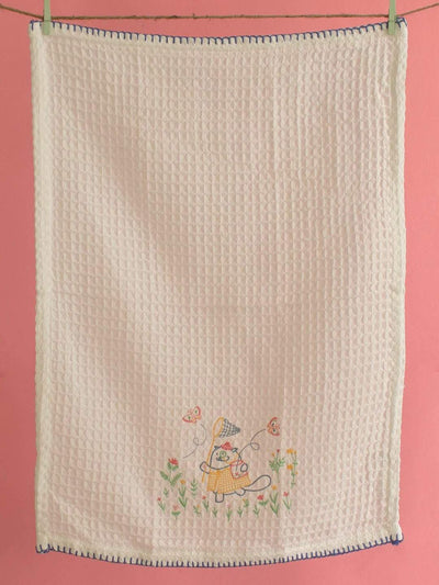 Cattitude Waffle Hand Towel