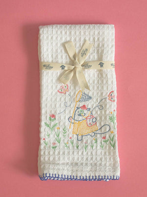 Cattitude Waffle Hand Towel