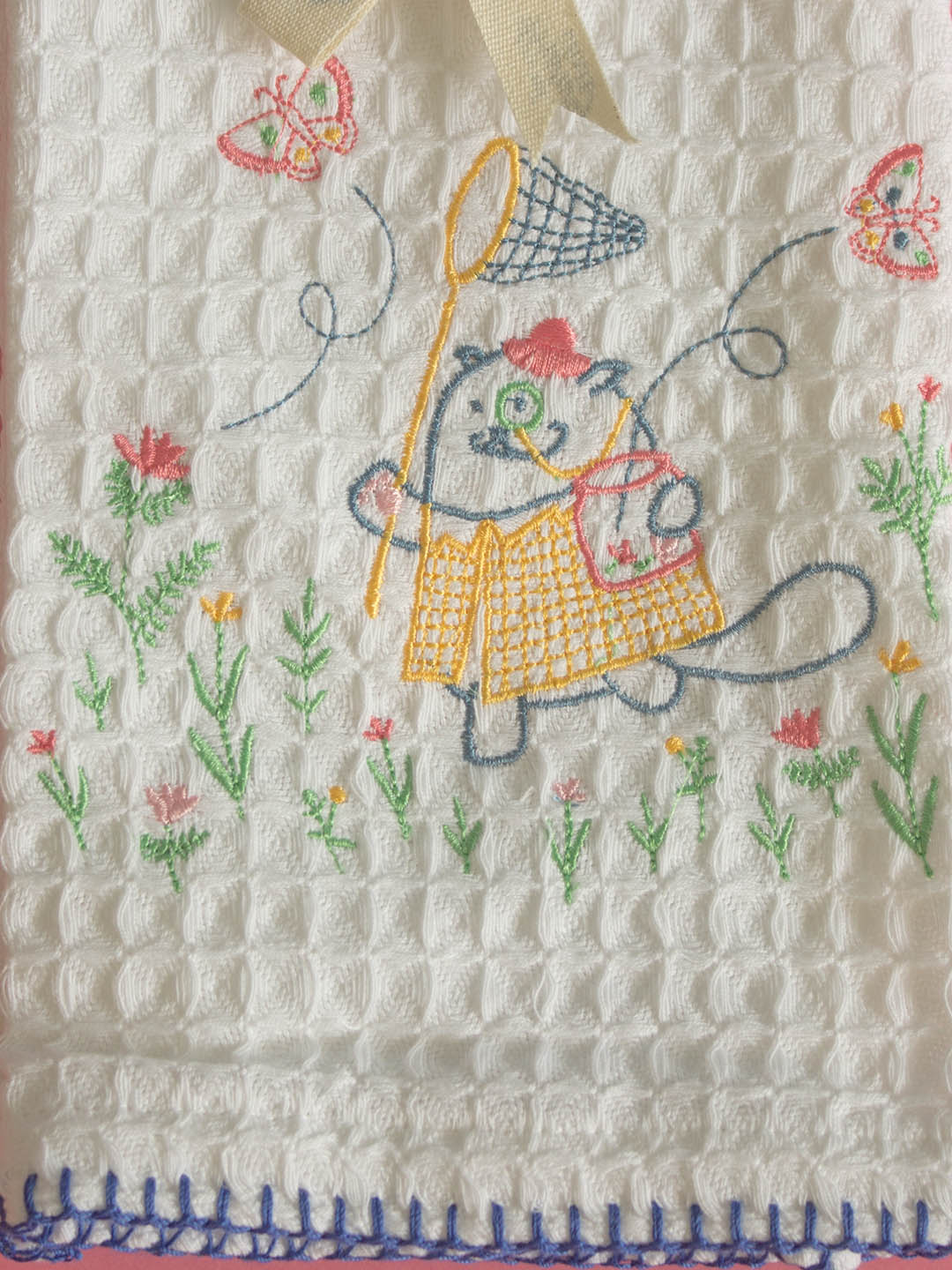 Cattitude Waffle Hand Towel