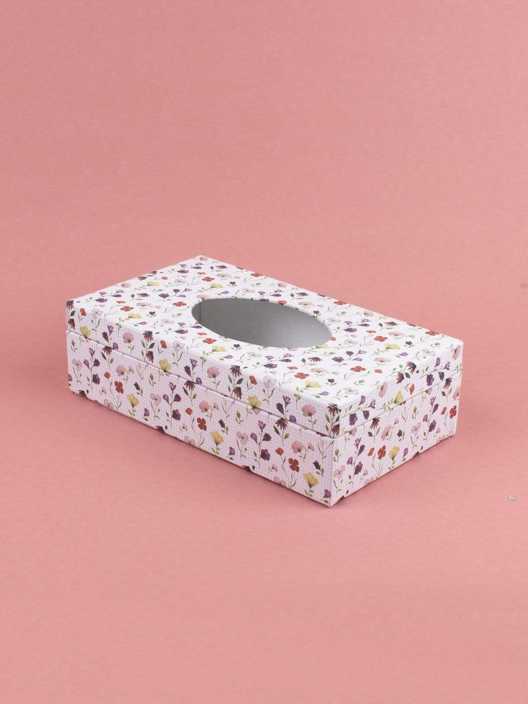 Checkered Garden Tissue Box