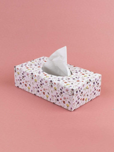 Checkered Garden Tissue Box