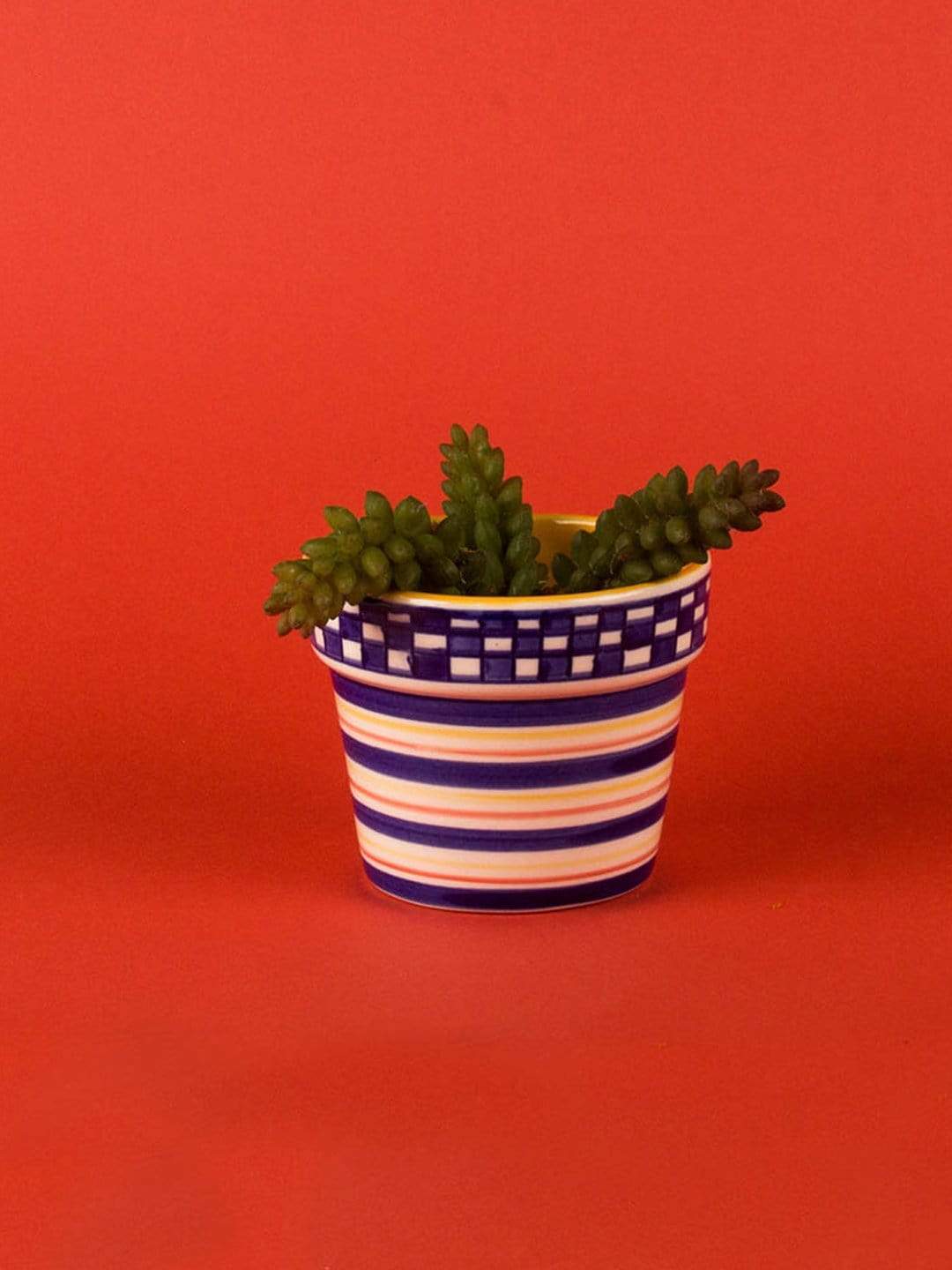 Checkered Planter