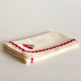 Cherry Crush Embroidered Napkins - Set of 6 | The Wishing Chair