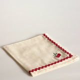 Cherry Crush Embroidered Napkins - Set of 6 | The Wishing Chair