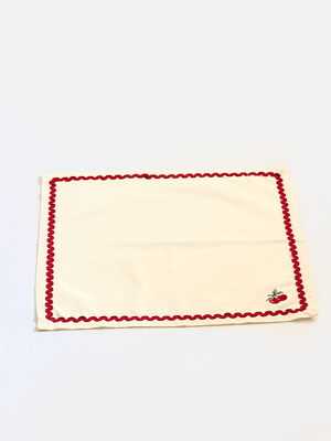 Cherry Crush Embroidered Napkins - Set of 6