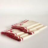 Cherry Crush Embroidered Placemats - Set of 6 | The Wishing Chair