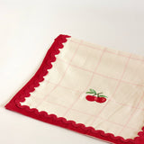 Cherry Crush Embroidered Runner | The Wishing Chair