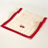 Cherry Crush Embroidered Runner | The Wishing Chair