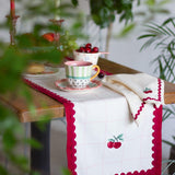Cherry Crush Embroidered Runner | The Wishing Chair