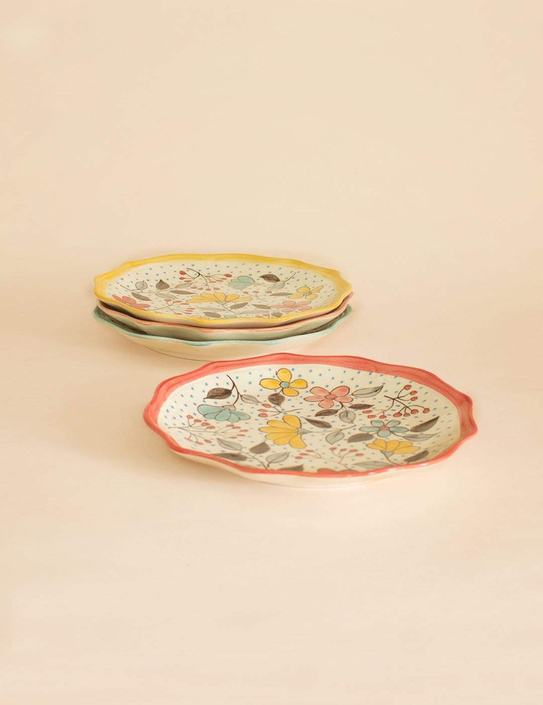 Chloe Dessert Plates- Set Of 4