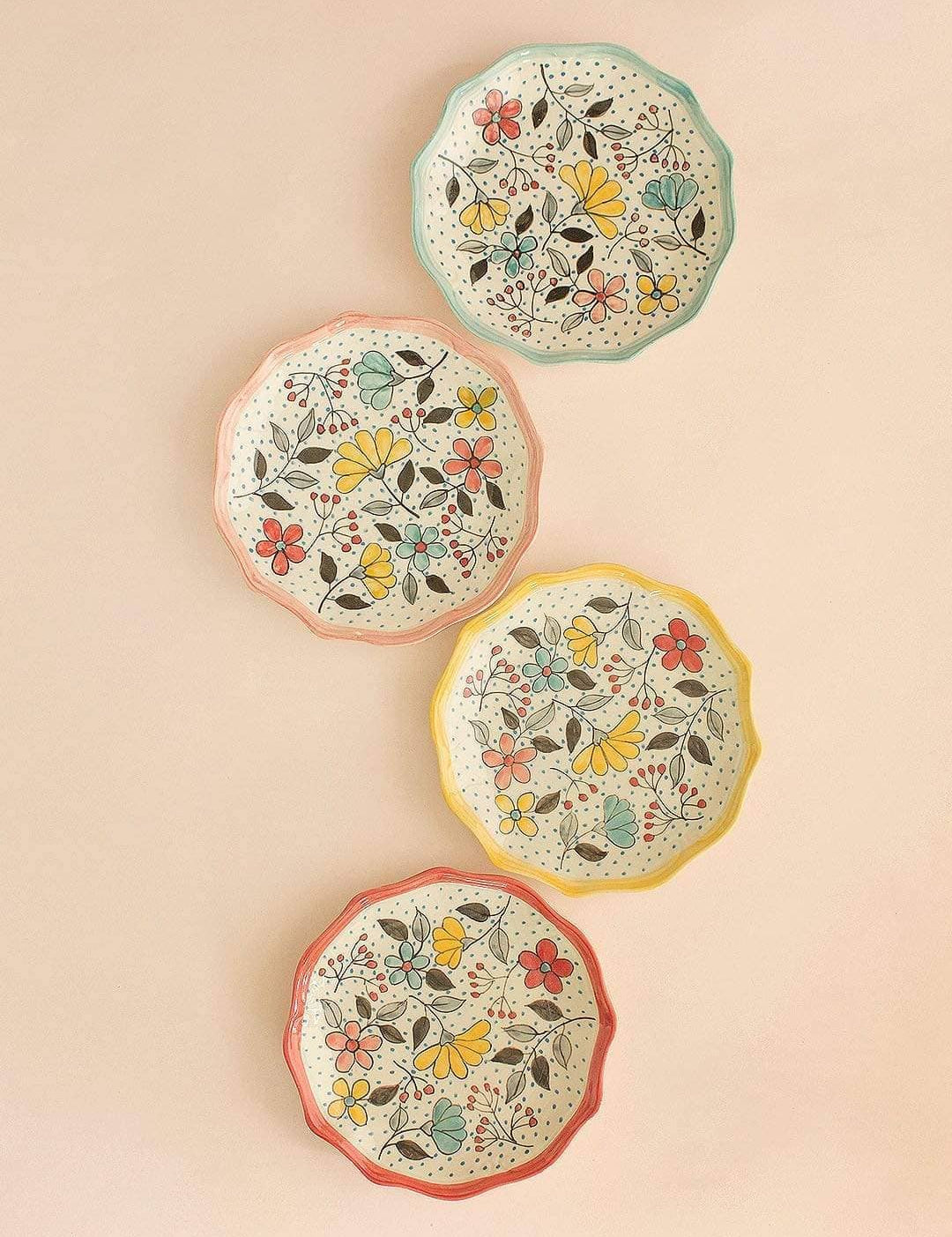 Chloe Dessert Plates- Set Of 4