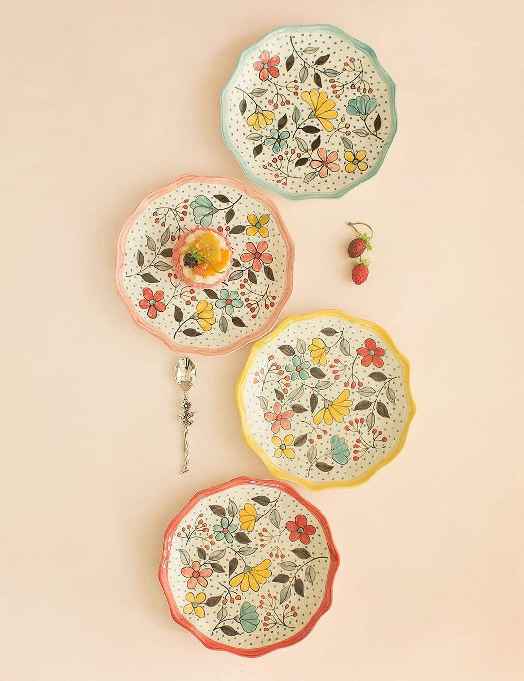 Chloe Dessert Plates- Set Of 4