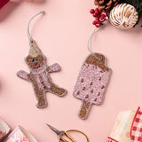 Christmas It's Pink Christmas Ornaments - Set of 2
