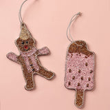 Christmas It's Pink Christmas Ornaments - Set of 2