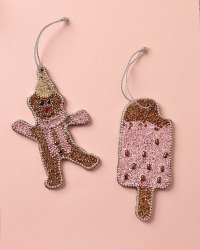 Christmas It's Pink Christmas Ornaments - Set of 2