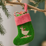 Christmas Silly Goose Felt Stocking Xmas Ornament