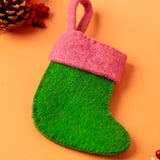 Christmas Silly Goose Felt Stocking Xmas Ornament