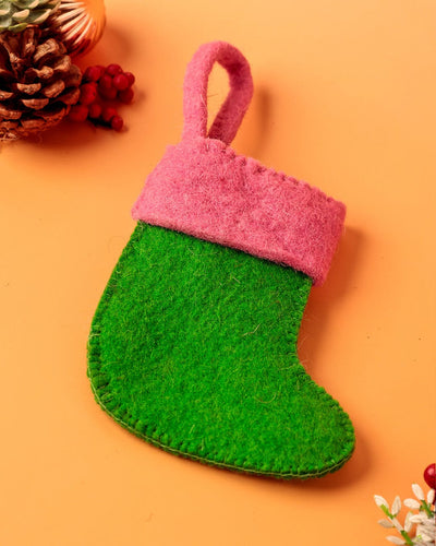 Christmas Silly Goose Felt Stocking Xmas Ornament