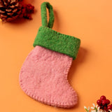 Christmas Snowman Felt Stocking Xmas Ornament