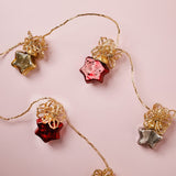  Christmas Tree Stars Glass Ornaments Beaded Garland - Tree Stars Glass Ornaments Beaded Garland - The Wishing Chair 