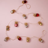  Christmas Tree Stars Glass Ornaments Beaded Garland - Tree Stars Glass Ornaments Beaded Garland - The Wishing Chair 