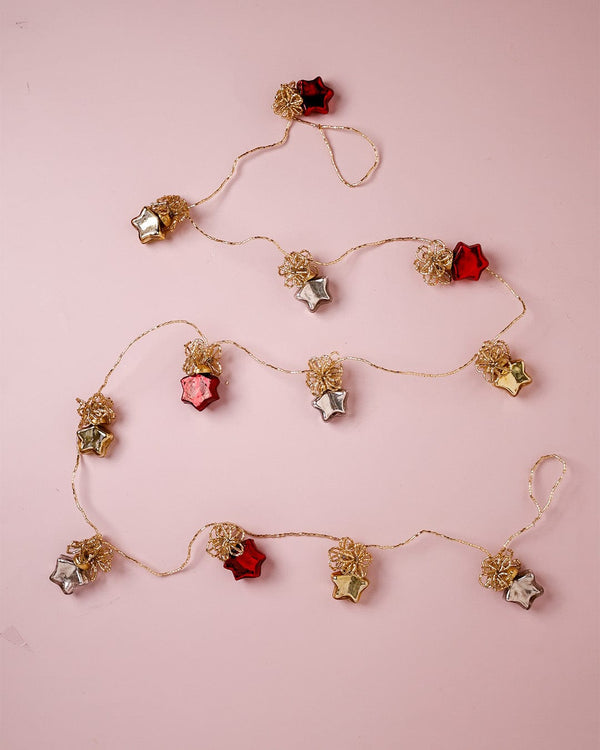 Buy Tree Stars Glass Ornaments Beaded Garland Online Wishing Chair