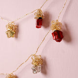  Christmas Tree Stars Glass Ornaments Beaded Garland - Tree Stars Glass Ornaments Beaded Garland - The Wishing Chair 