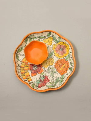 Citrus Garden Chip & Dip Set