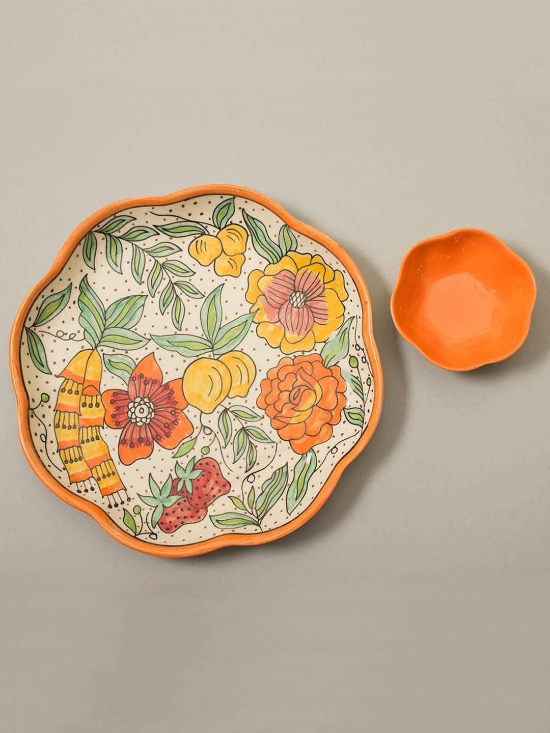 Citrus Garden Chip & Dip Set