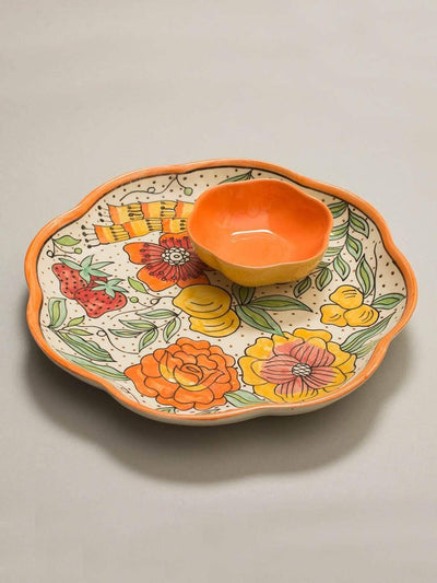 Citrus Garden Chip & Dip Set