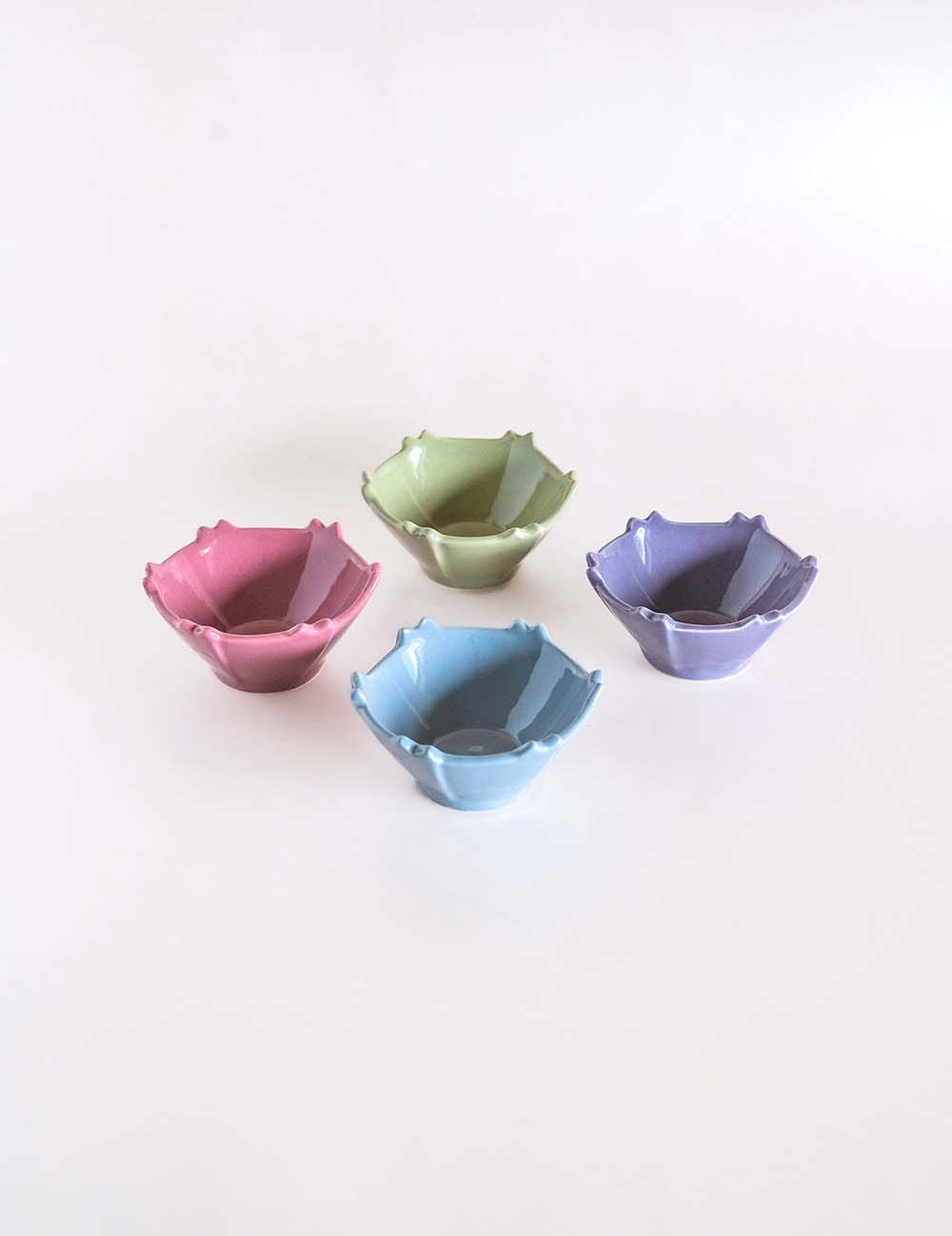 Clover leaf Dip Bowl -  Set of 4