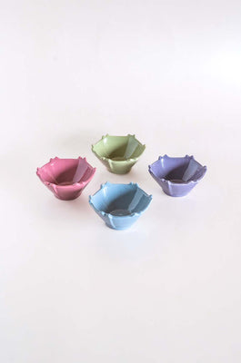 Clover leaf Dip Bowl -  Set of 4