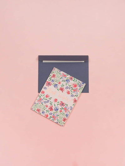 Cosmos Flowers Cards- Set Of 6